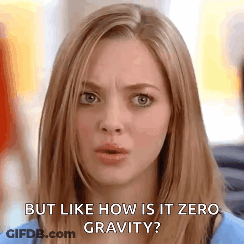 Woman Face But Like How Is It Zero Gravity GIF