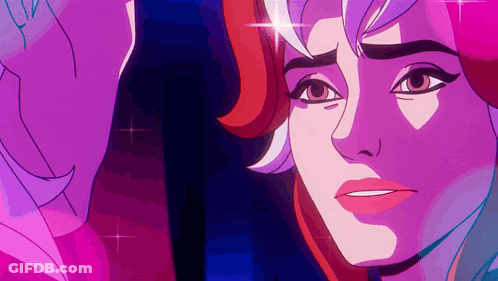 Woman Face Cartoon GIF