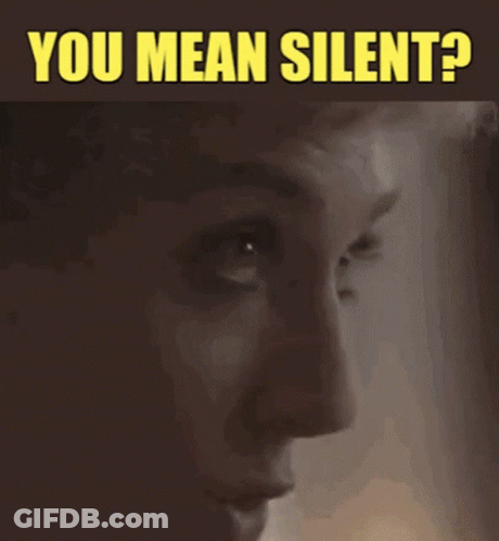 Woman Face Close Up Saying You Mean Silent GIF