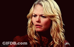 Woman Face Close Up With Blog Difficult GIF
