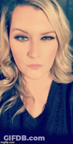 Woman Face Close Up With Imgflip GIF
