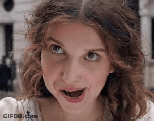 Woman Face Close Up With Muglife GIF