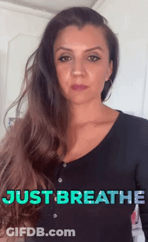 Woman Face Close Up With Watermark Saying MM GIF