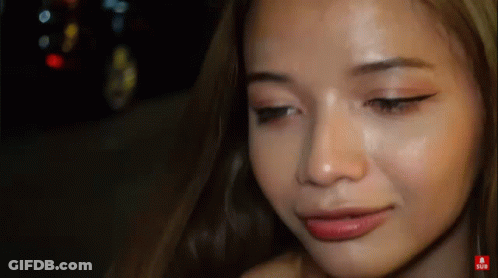Woman Face Close Up With YouTube Logo GIF