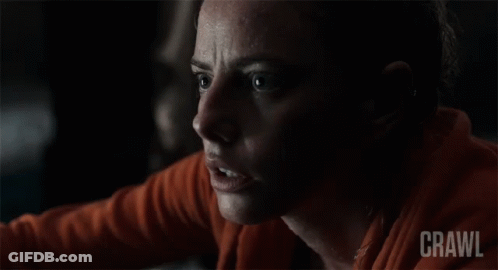 Woman Face Crawl GIF