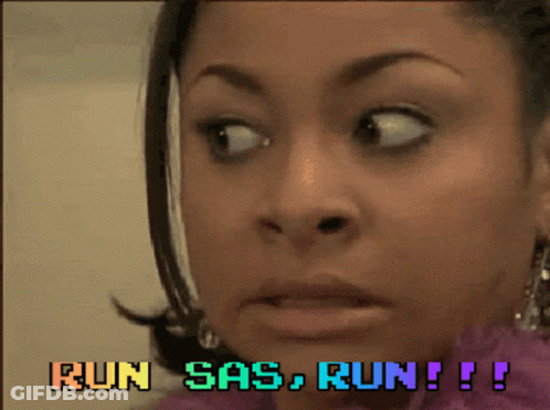 Woman Face Run Sas Run GIF