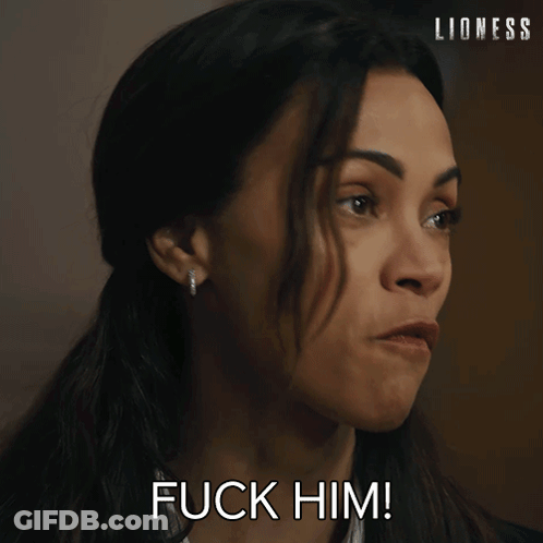 Woman Face Saying Fuck Him GIF