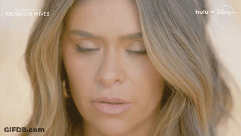 Woman Face Saying Mormon Wives GIF