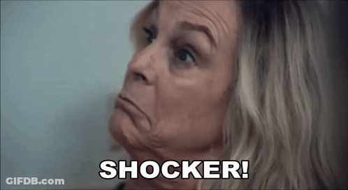 Woman Face Saying Shocker GIF