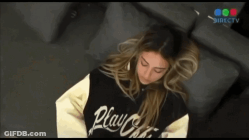 Woman Face With Direct TV GIF