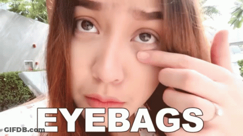 Woman Face With Eyebags GIF