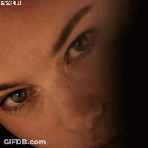 Woman Face With Gifscamille Text GIF