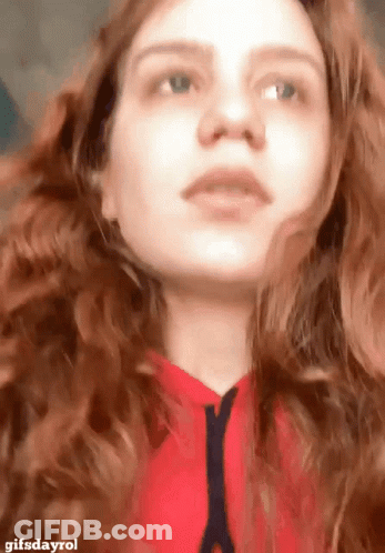 Woman Face With Gifsdayrol Text GIF