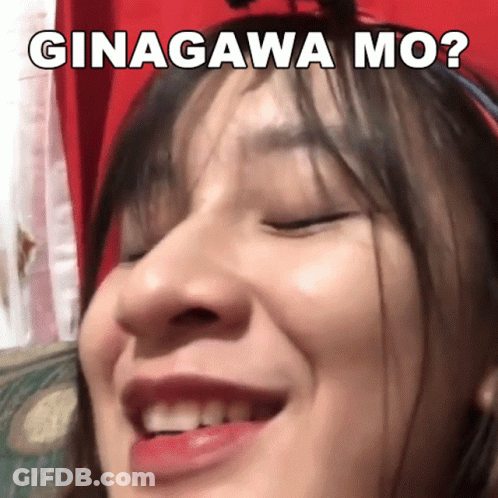 Woman Face With Ginagawa Mo GIF