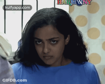 Woman Face With Harmony Background GIF