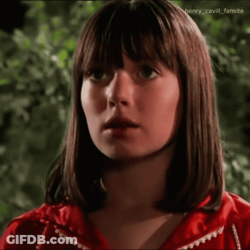 Woman Face With Henry Cavill Fansite Hashtag GIF