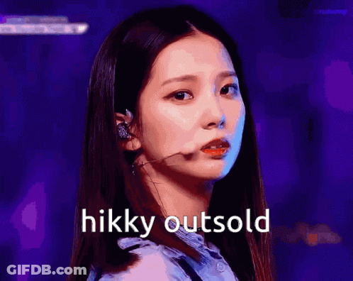 Woman Face With Hikky Outsold GIF