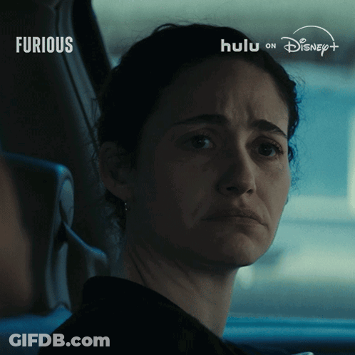 Woman Face With Hulu On Disney GIF