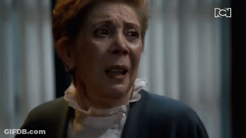 Woman Face With Letters BC GIF