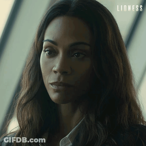 Woman Face With Lioness GIF