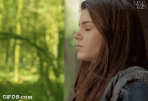 Woman Face With Lulu Girls Text GIF