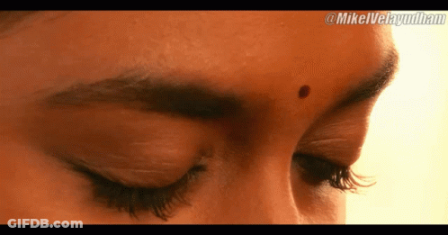 Woman Face With @Mikelvelayudham GIF