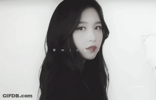 Woman Face With Mina GIF