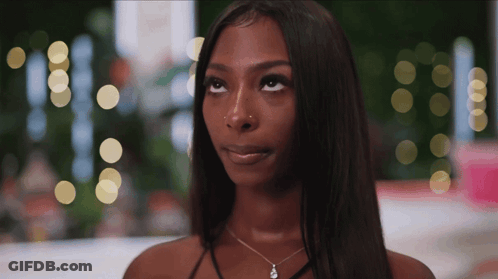 Woman Face With Necklace GIF