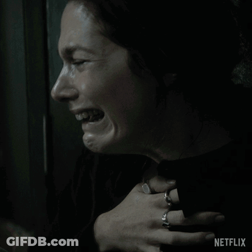 Woman Face With Netflix Logo GIF