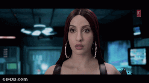 Woman Face With Red T GIF