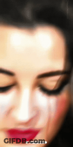 Woman Face With Status World Watermark GIF
