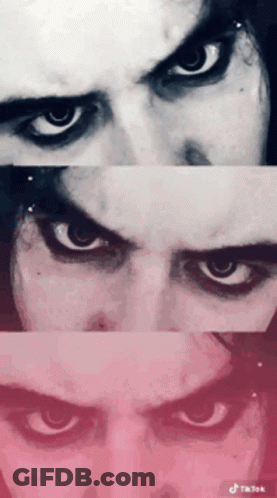Woman Face With Three Makeup Shades GIF