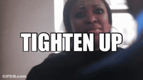 Woman Face With Tighten Up GIF