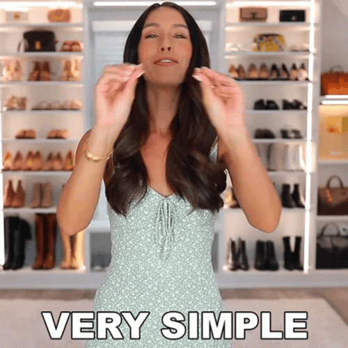 Woman Fashion Vlogger Very Simple GIF