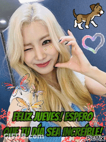 Woman Feliz Jueves! Espero Que Tu Dia Sea Increible GIF