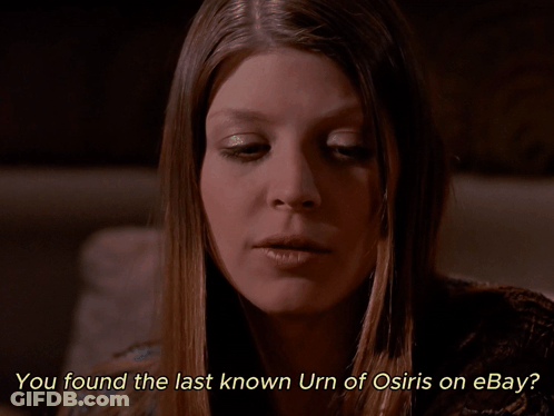 Woman Finding Last Osiris Urn On Ebay GIF