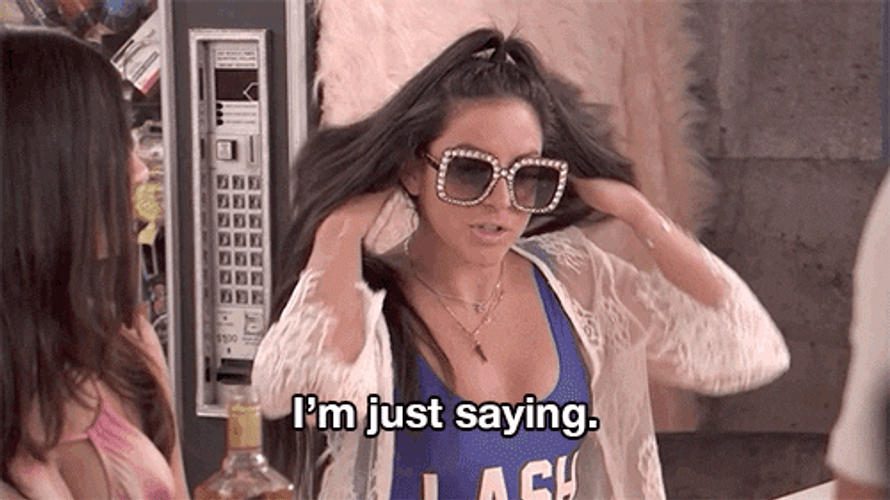 Woman Fixing Her Hair Just Saying GIF