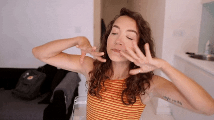 Woman Flipping Her Hair Just Saying GIF