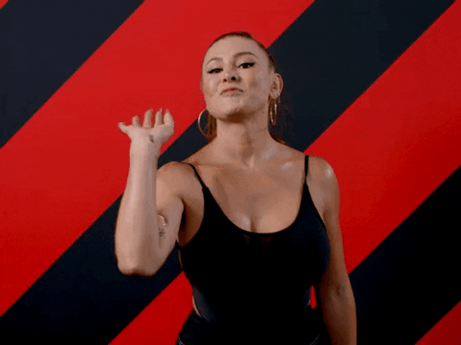 Woman Flying Kiss Bye Bye Meme GIF