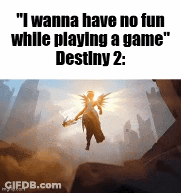 Woman Flying Saying I Wanna Have No Fun While Playing A Game GIF