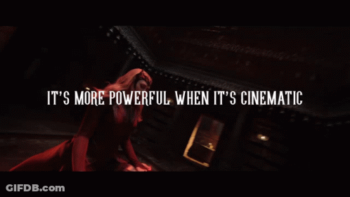 Woman Flying With It's More Powerful When It's Cinematic GIF