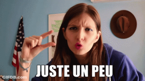 Woman Funny Face Juste Un Peu GIF