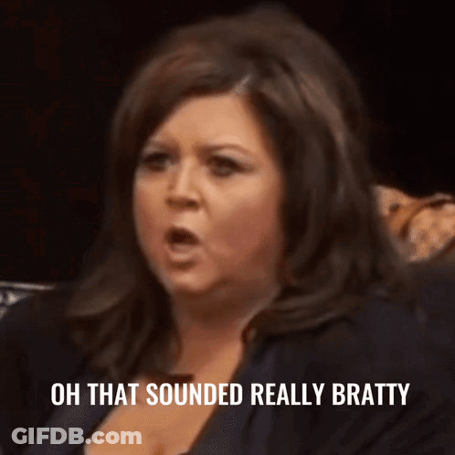 Woman Funny Face Oh That Sounded Really Bratty GIF