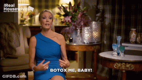 Woman Getting Botox Treatment GIF