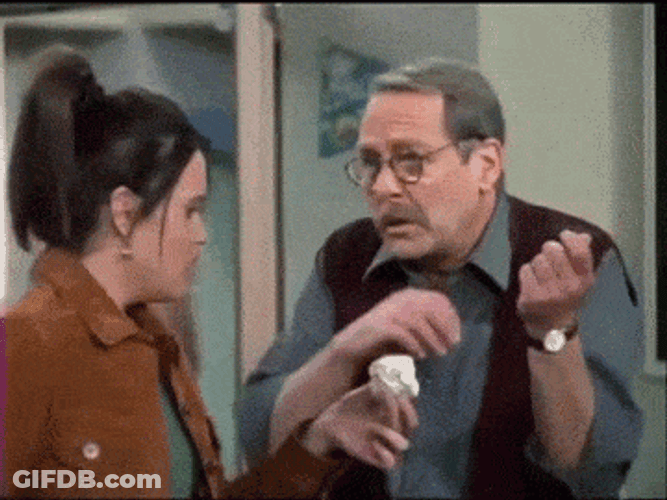 Woman Getting Smallest Violin Response GIF