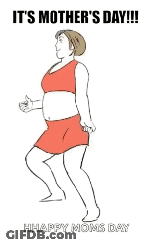 Woman Giving Child Piggyback Ride GIF
