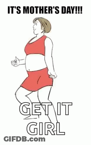 Woman Giving Child Piggyback Ride GIF