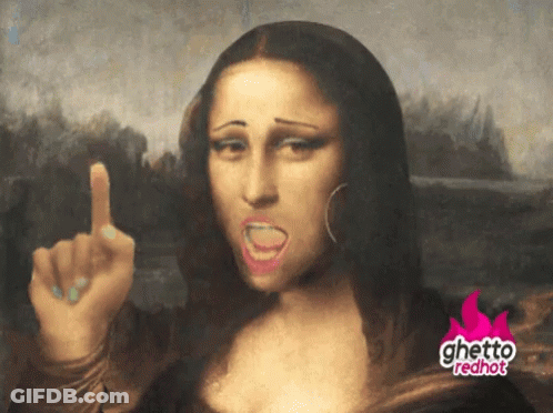 Woman Giving Middle Finger Ghetto Redhot GIF