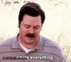 Woman Giving Middle Finger Saying Gurr GIF