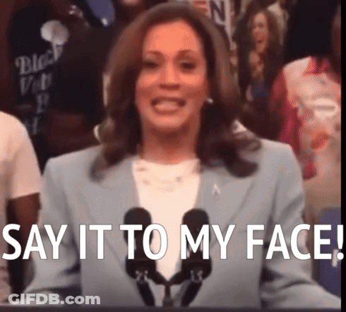 Woman Giving Speech Say It To My Face GIF